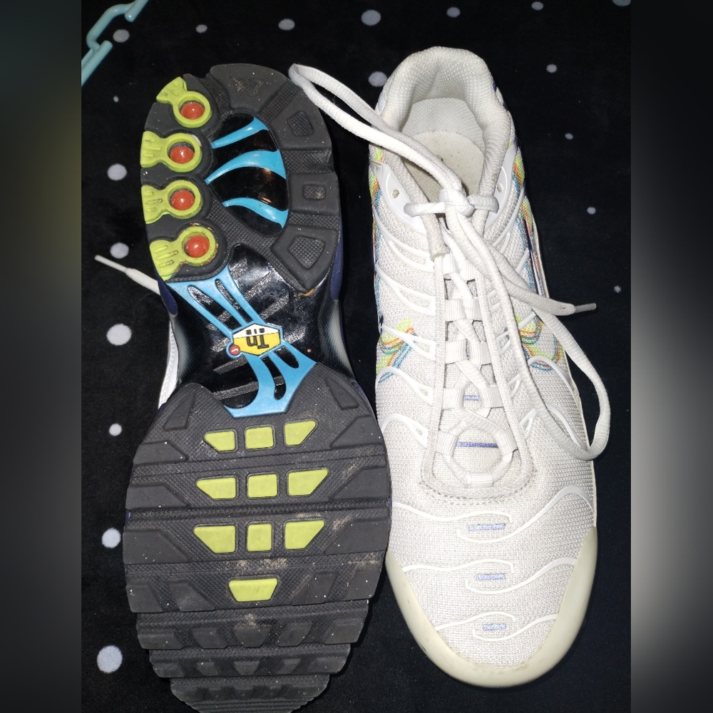 Nike Air Max Plus Layered Swoosh Sneakers 7y